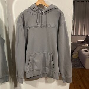 Abercrombie & Fitch Heather Gray Hoodie